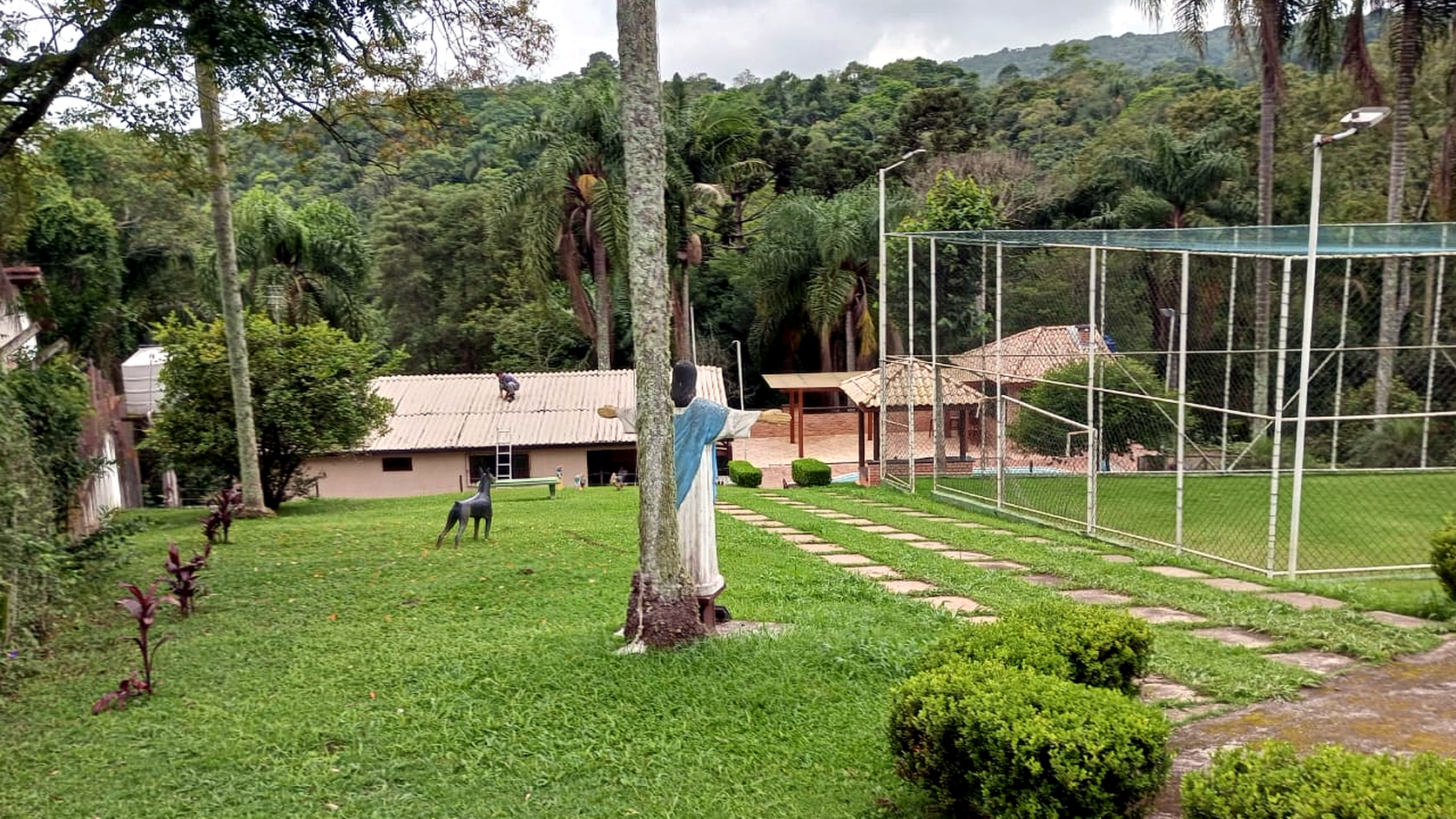 Jardins da clínica